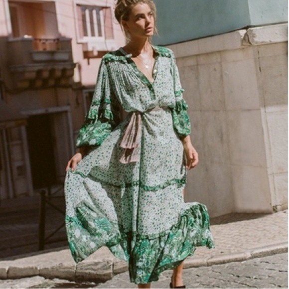 Original Spell & The Gypsy Collective Winona Gown in Ivy XL - Picture 4 of 10